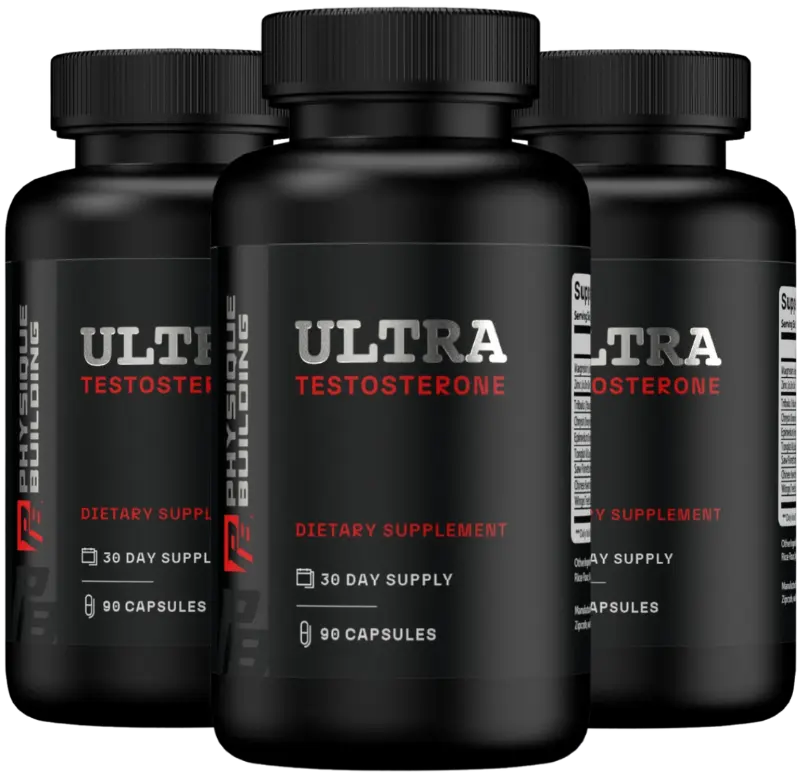 Three bottles of Ultra Testosterone